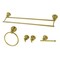 Kingston Brass BAH8213478SB Concord 5-Piece Bathroom Accessory Sets, Brushed Brass BAH8213478SB - alternate 1